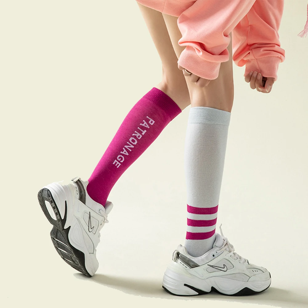 Calcetines de pantorrilla para mujer, medias elásticas para correr, deportes diarios, adelgazamiento, piernas hermosas, protección de presión JK,