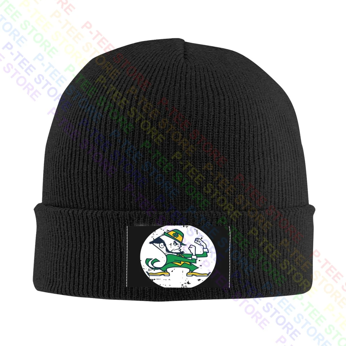 Fighting Irish Football Retro Sports Notre Dame Fighting Knitted Beanie Hat Beanies Cap Unique Streetwear