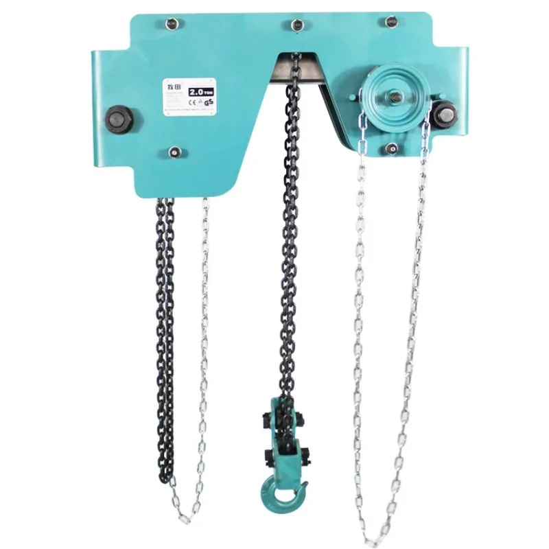Low Headroom Double Chain Hand Hoist Manual Chain Lifting Hoist Heavy Duty Industrial Crane Lifting Handling Equipment Tool