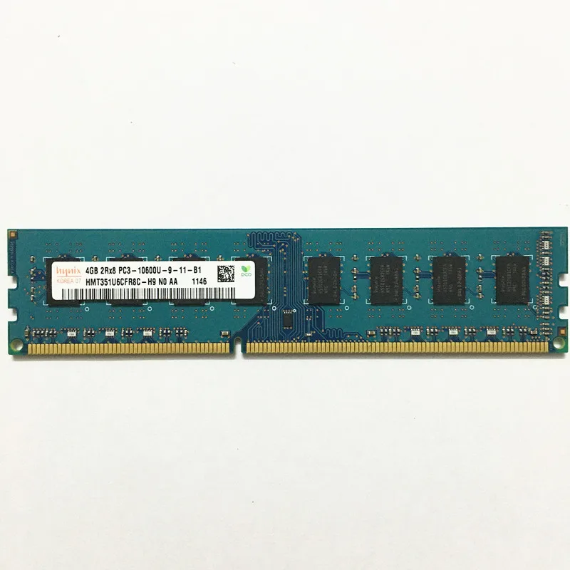 Hynix Rams DDR3 4 Go 2Rx8 PC3-10600U-9 agne mémoire 4 Go 1333MHz entièrement compatible