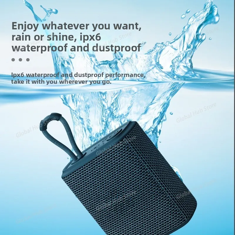 Outdoor wireless bluetooth speaker 5W waterproof fabric card small audio bass portable portable subwoofer