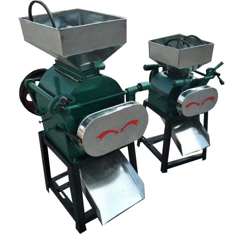 Mini Cornflakes Breakfast Grain Crusher Machine Flexible Operation Corn Flakes Wheat Flakes Processing Grain Machine