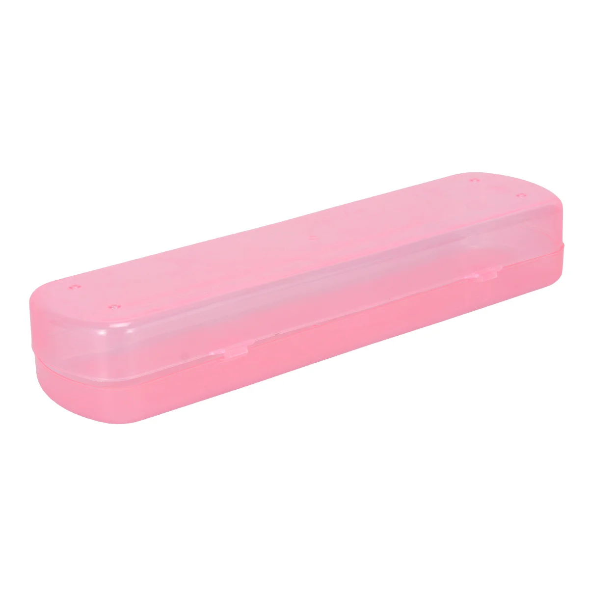Large Toothbrush Case Pp Material Eco-Friendly Non-Toxic Anti-Bacterial Travel Holder For Toothbrush Toothpaste Storage Rose Red