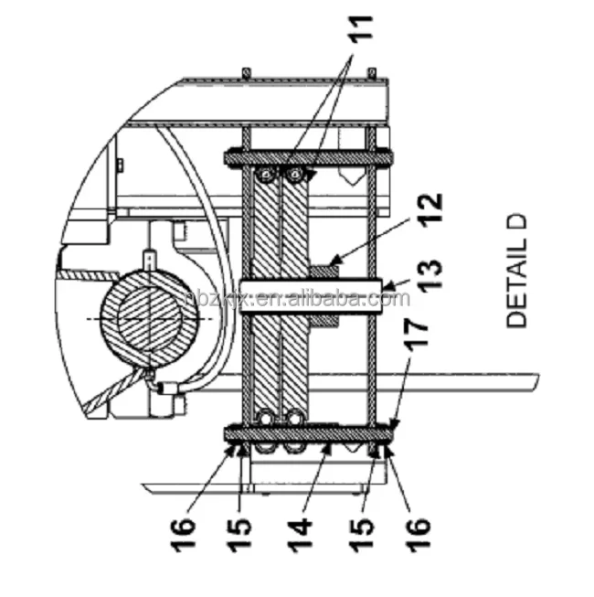 Applies ToFor KALMAR DCT 80 - 90 DCT Mast Oil Pipe Roller A58374.0200 Stacker Crane Reach Stacker Parts Accessories