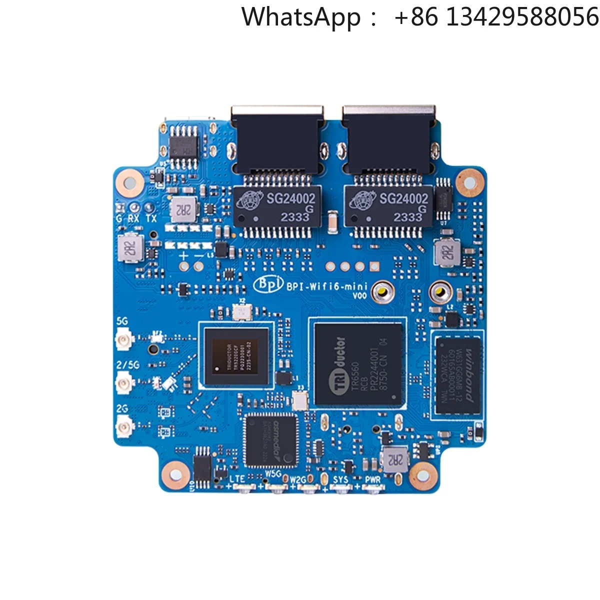 Banana Pi BPI-WIFI6 Mini Open Source Router Triductor TR6560 TR5220 wifi SOC Dual core  Cortex-A9 1.2G Hz Smart Routing Board