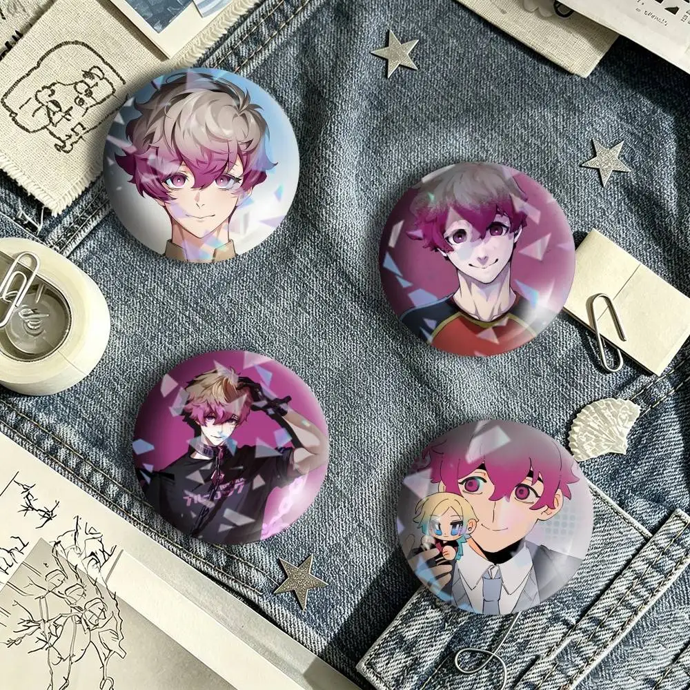 Anime Alexis-S Ness Con Merch Tin badges in 25/32/44/58/75mm, brooch pins for accessories & gifts,Souvenir.