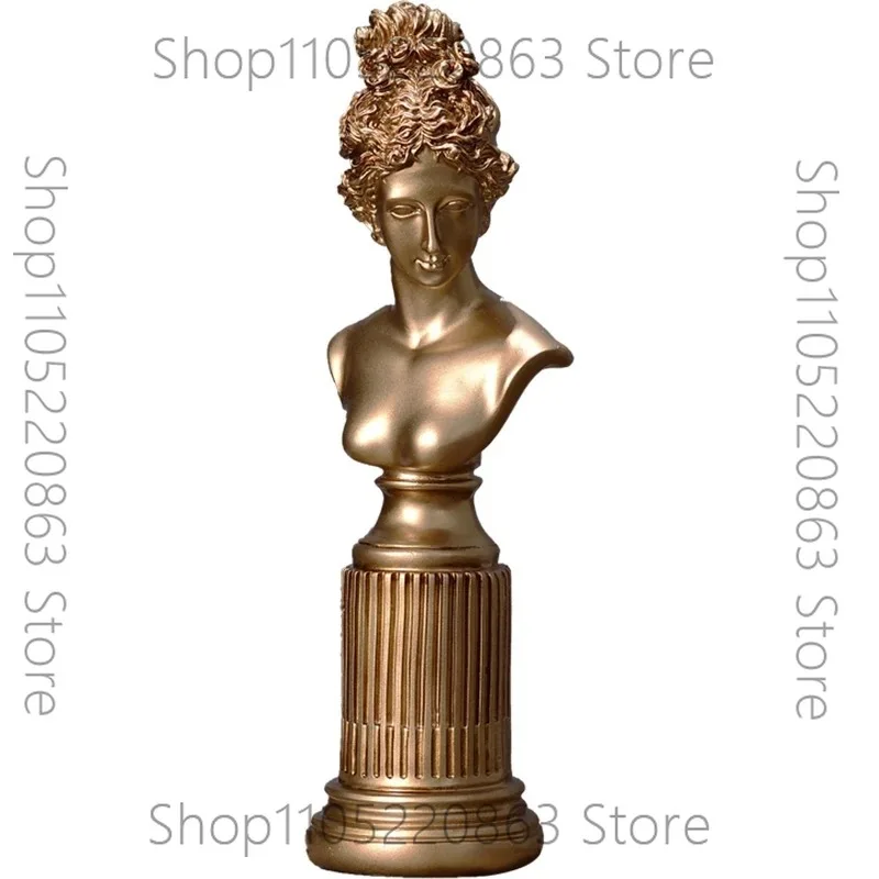 Nordic Resin Character Sculpture Venus Ornament Retro Carving Goddess Statues Decoration Craft Home Study Sketch Model Figurines