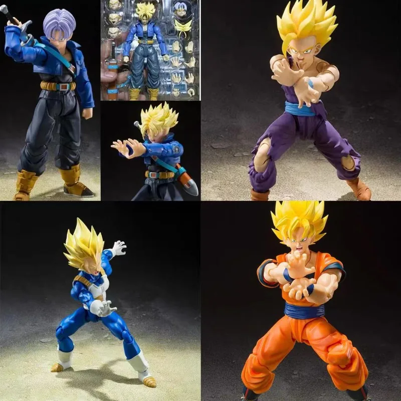 Dragon Ball Super Saiyan 2 Gohan Despertado Goku Trunks Vegeta Figura de ação articulada modelo presentes de aniversário para crianças