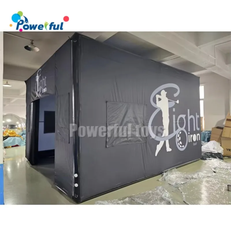 

Outdoor Inflatable Simulator Golf Project Shooting Tent Inflatable Screening Golf Tent