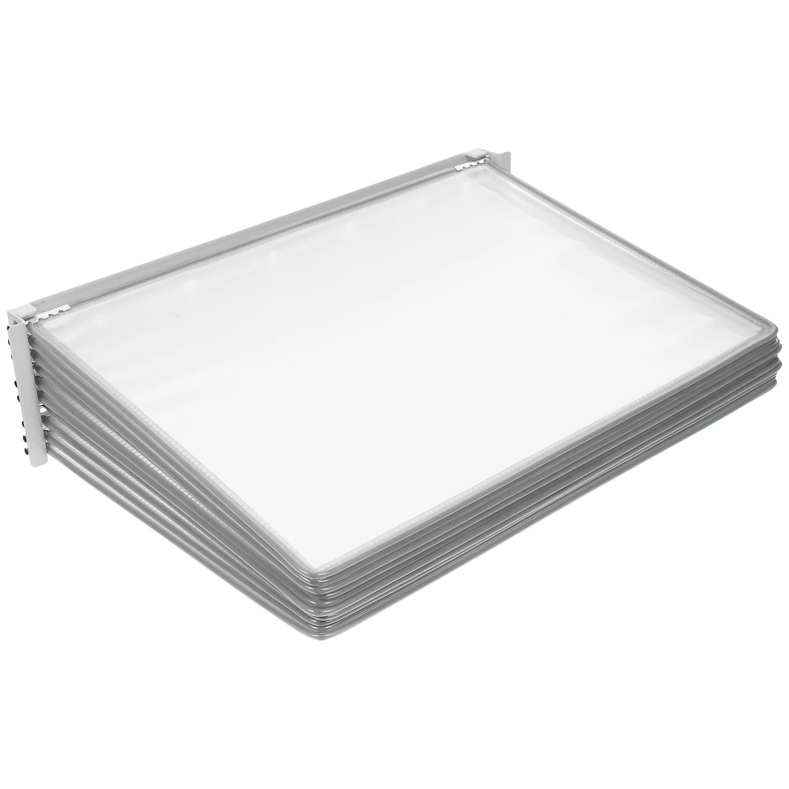 

Wall Mounted Display Rack A4 Flip File Folders Construction Document Holder File Storage Rack Efficient Office Solution