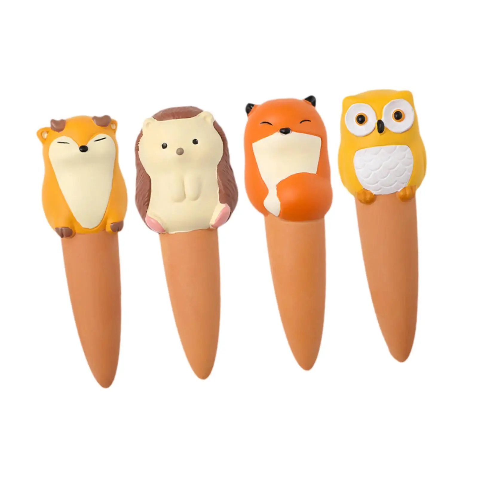 

4 Pieces Plant Watering Globes Automatic Watering Pots Terracotta Garden Vacation Patio Animal Shape Stake Self Watering Globes