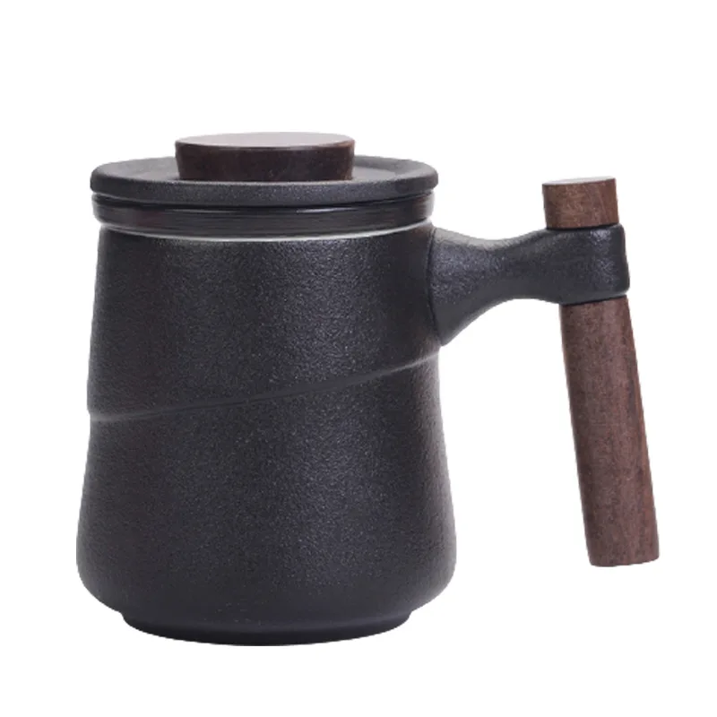 

Tea Cups Simple Mugs with Lids Tea Cup Ceramic Drinking Cup Office Cup Gift Lettering Gifts