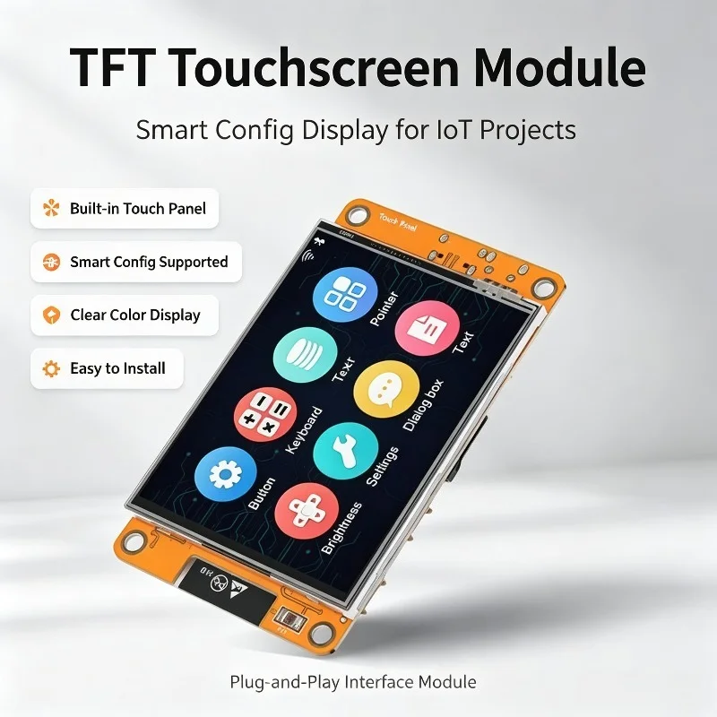 ESP32 Development Board 2.8 Inch Touch Screen LCD TFT Module ESP-32 WIFI & Bluetooth for Arduino LVGL Optional Acrylic Case