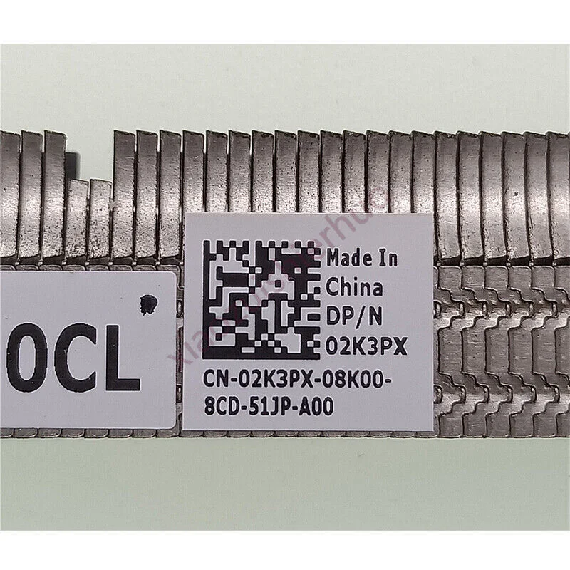 冷却ヒートシンク,ノートブックヒートシンク,緯度dell e5580,e5590,e5591,02k3px,2k3px