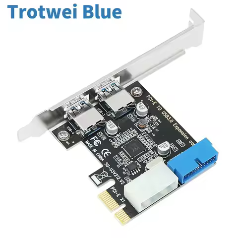 USB3 PCI express adapter PCI e to USB 3.0 20pin converter controller PCIe x1 USB 3 0 2 ports adapter USB3.0 PCI-e expansion card