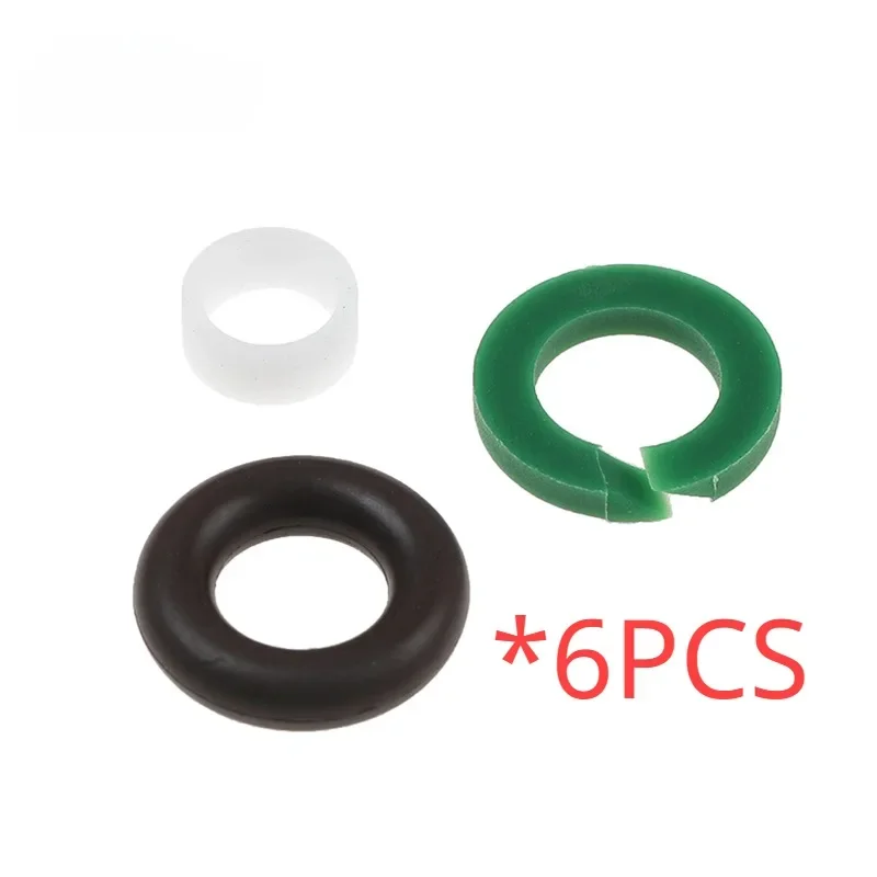 6 Pack 06E998907E Fuel Injector O Ring Kit Compatible with A4 A5 A6 A7 A8 Q5 Q7 RS3 RSQ3 TTRSb Touareg, Fuel Injector Seal Gaske