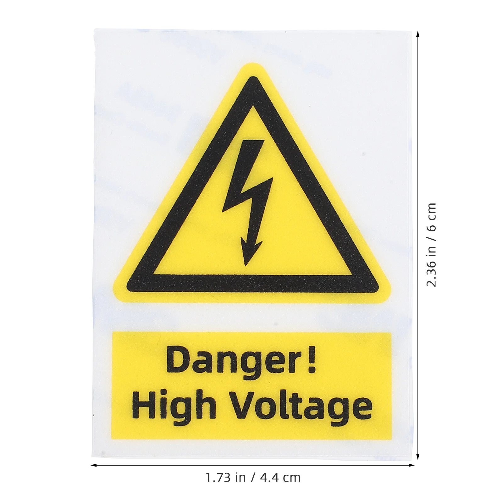 High Voltage Label Electric Fence Sign Sticker Warning Labels Danger Stickers PC Safety