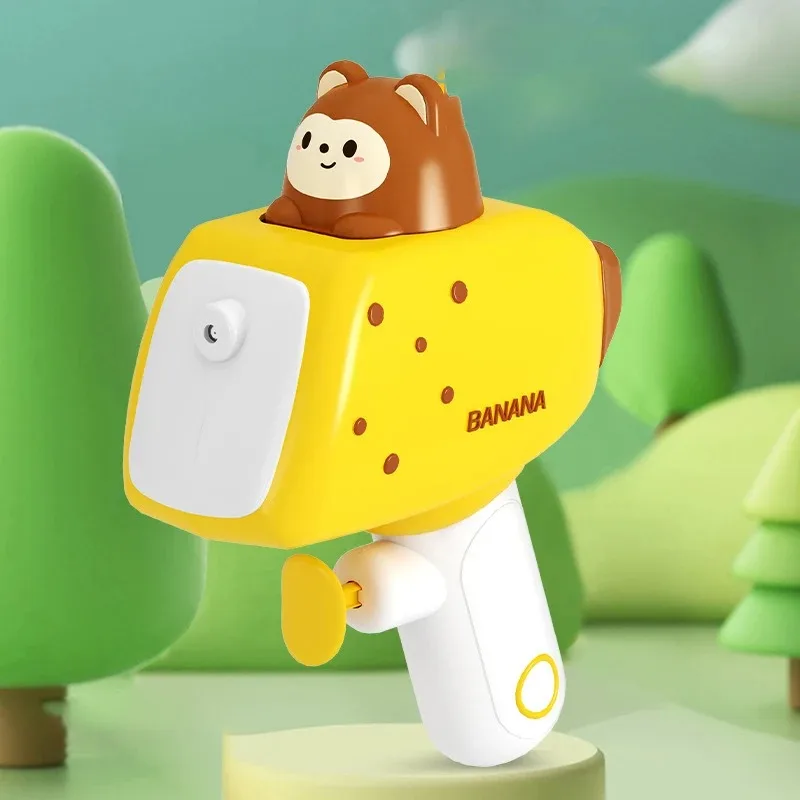 Pistola de agua ligera, juguete creativo para exteriores para niños, juguete de pulverización de agua, diversión en la playa de verano, pistola de agua portátil de dibujos animados, juguetes, regalos