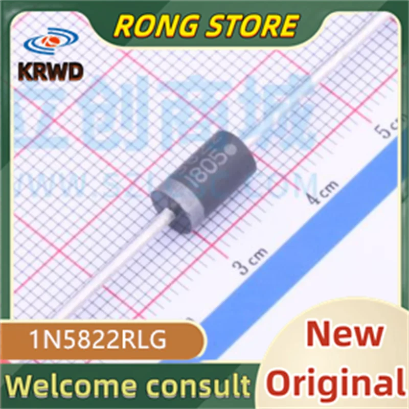 

10PCS 1N5822RLG 1N5822 3A 40V DO201 New and Original Chip IC