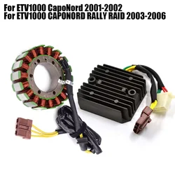 Stator Coil+Voltage Regulator Rectifier For Aprilia ETV1000 Capo Nord 2001-2002 ETV1000 ETV 1000 CAPONORD RALLY RAID 2003-2006