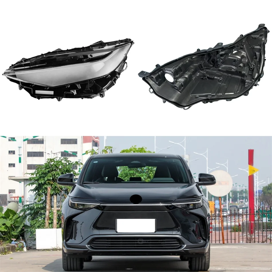 

Для Toyota BZ4X BZ4 2021 2022 2023, автомобильные аксессуары, цоколь, корпус, держатель лампы, стеклянные фары