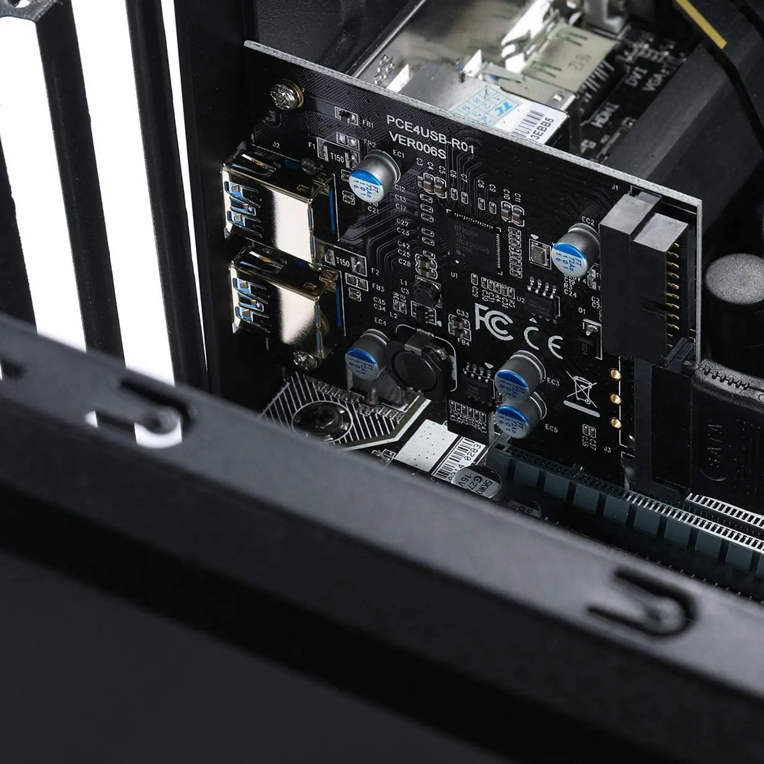 Scheda adattatore PCI-E a USB 3.2 Gen 1, PCI Express da 5 Gbps (PCIe)