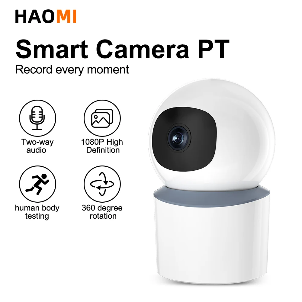 

Smart home Security Camera 2K Indoor Mini WiFi Surveillance cameras IP 2-Way Audio, with Motion Tracking for Pet Baby Monitor