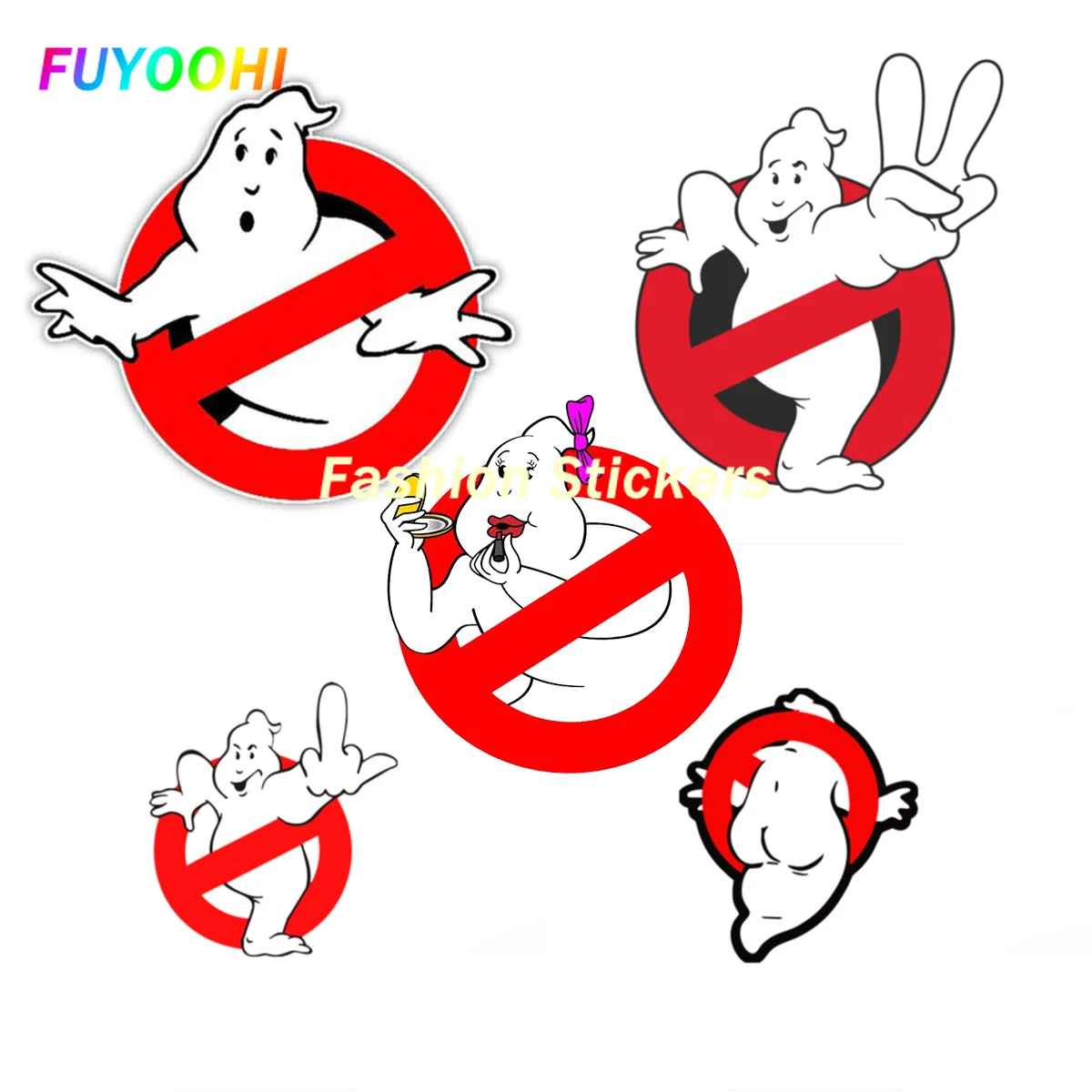 

FUYOOHI Play Stickers Ghostbusters Funny Car Waterproof Reflective Decal Laptop Motorcycle Auto Accessories Decoration PVC