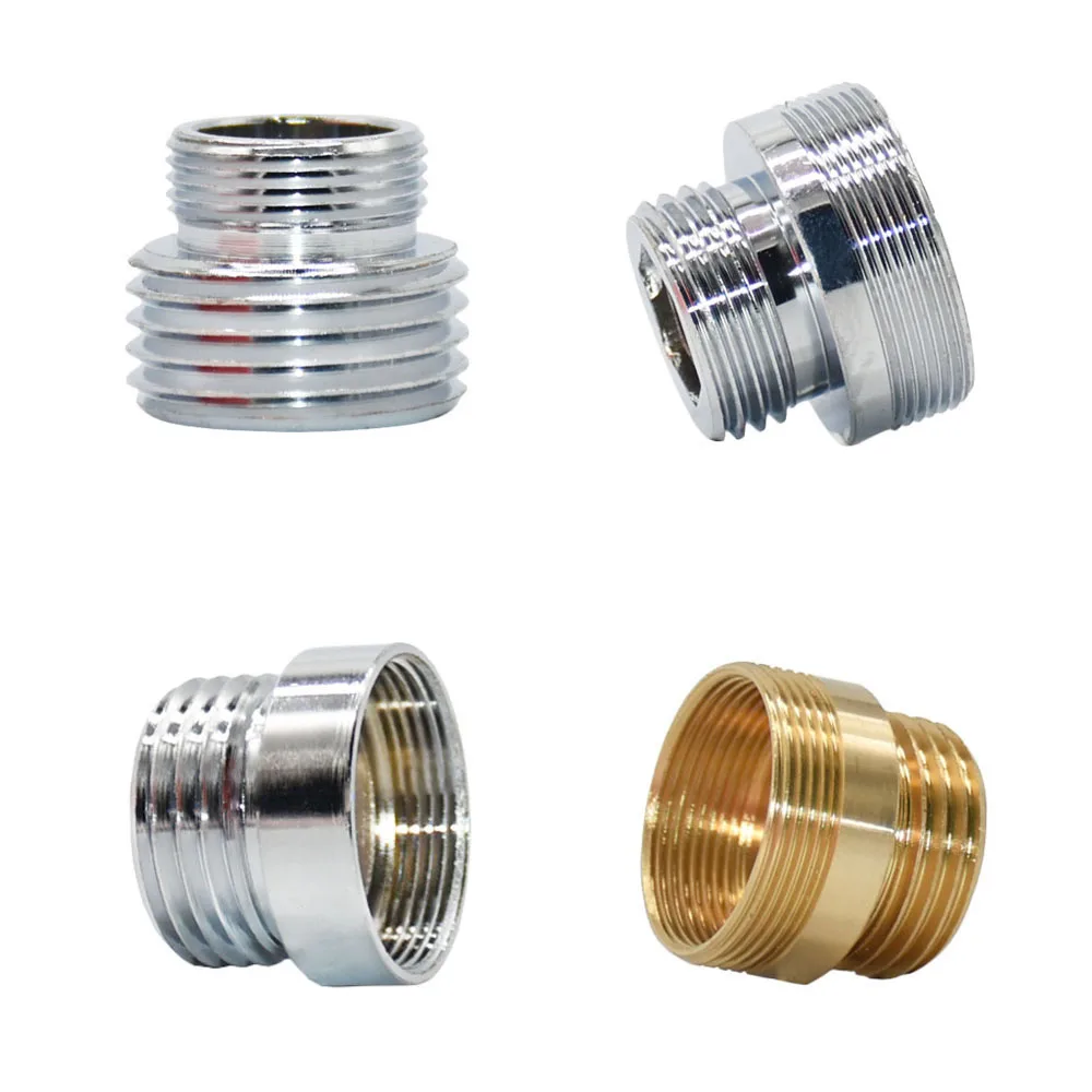 

Brass 1/2 x M16 M18 M20 M22 M24 M28 Thread Connector Silver Faucet Joints Water Purifier Accessory Kitchen Water Tap Adapter