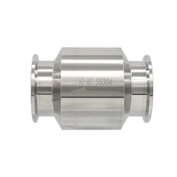 KF16 KF25 KF40 KF 50304 Stainless Steel Vacuum Check Valve KF Check Valve Exhaust Check Valve Vacuum Pump Check Valve