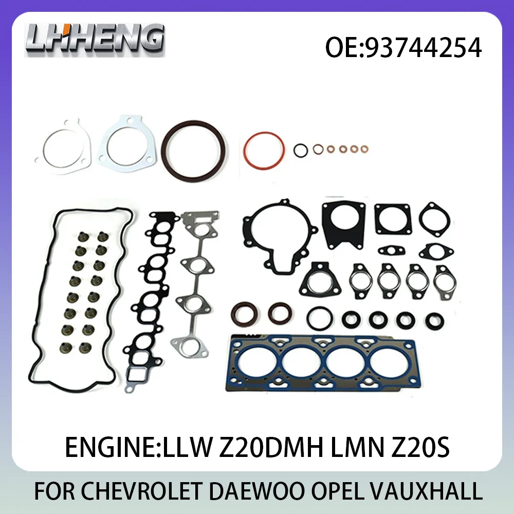 

Engine Full Gasket Set For CHEVROLET DAEWOO OPEL VAUXHALL 2.0L 2.0 L T L4 Diesel 05-15 LLW Z20DMH LMN Z20S 93744254 51031000
