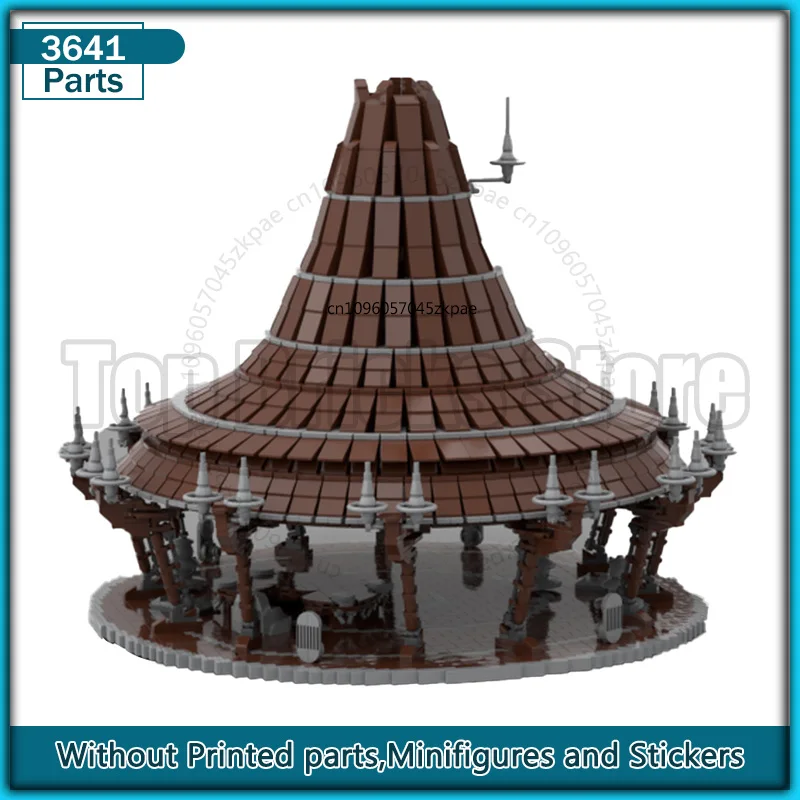 บล็อกตัวต่อโมเดลบ้านต้นไม้ในอวกาศ ของเล่นประกอบเอง ของสะสม ของขวัญคริสต์มาส