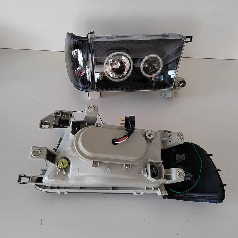 4PS Car LED  Headlights Suitable For Toyota HILUX SURF  KZN185 UZN185 4Runner 1996 1997 1998 1999 2000