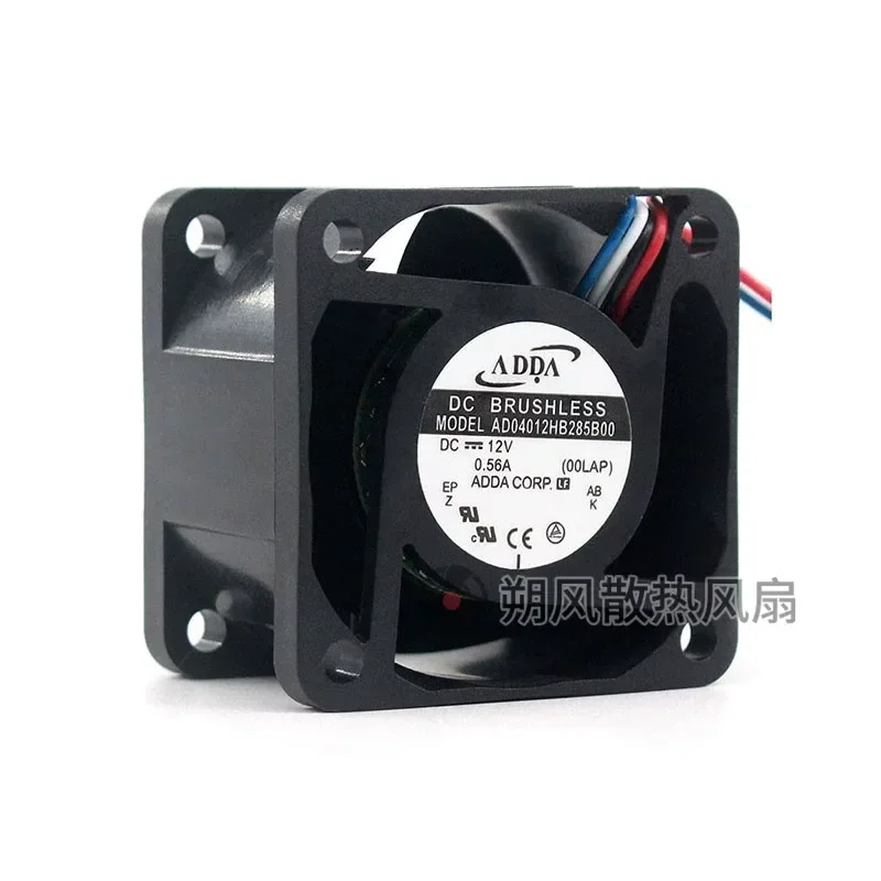 for ADDA AD0412HB285B00 4028 4CM 12V 0.56A 4 Wire PWM Cooling Fan