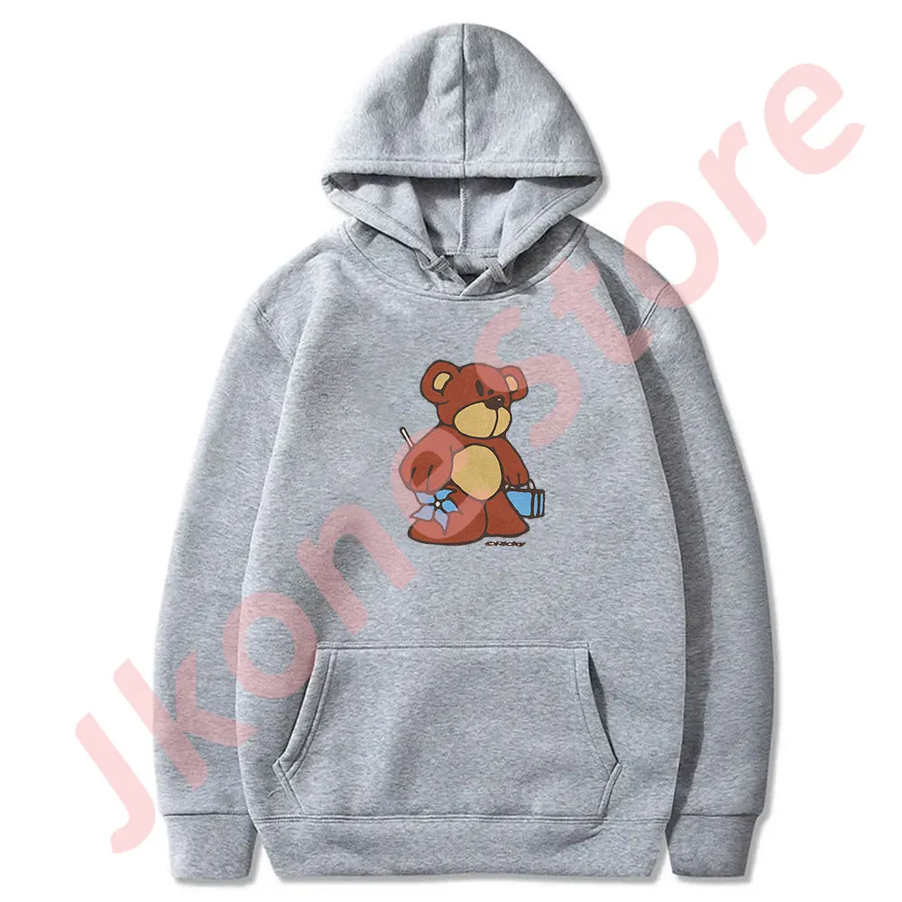 Ricky Montgomery Bear Hoodies One Rick To Rule Them All Tour 2024 Merch Women Men Fashion Casual Hooded Sweatshirts