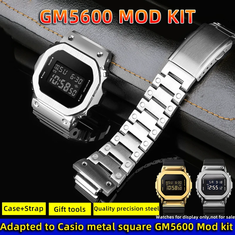 GM5600 metal case+strap for Casio GM-5600 CASE G-SHOCK 3229 gm5600