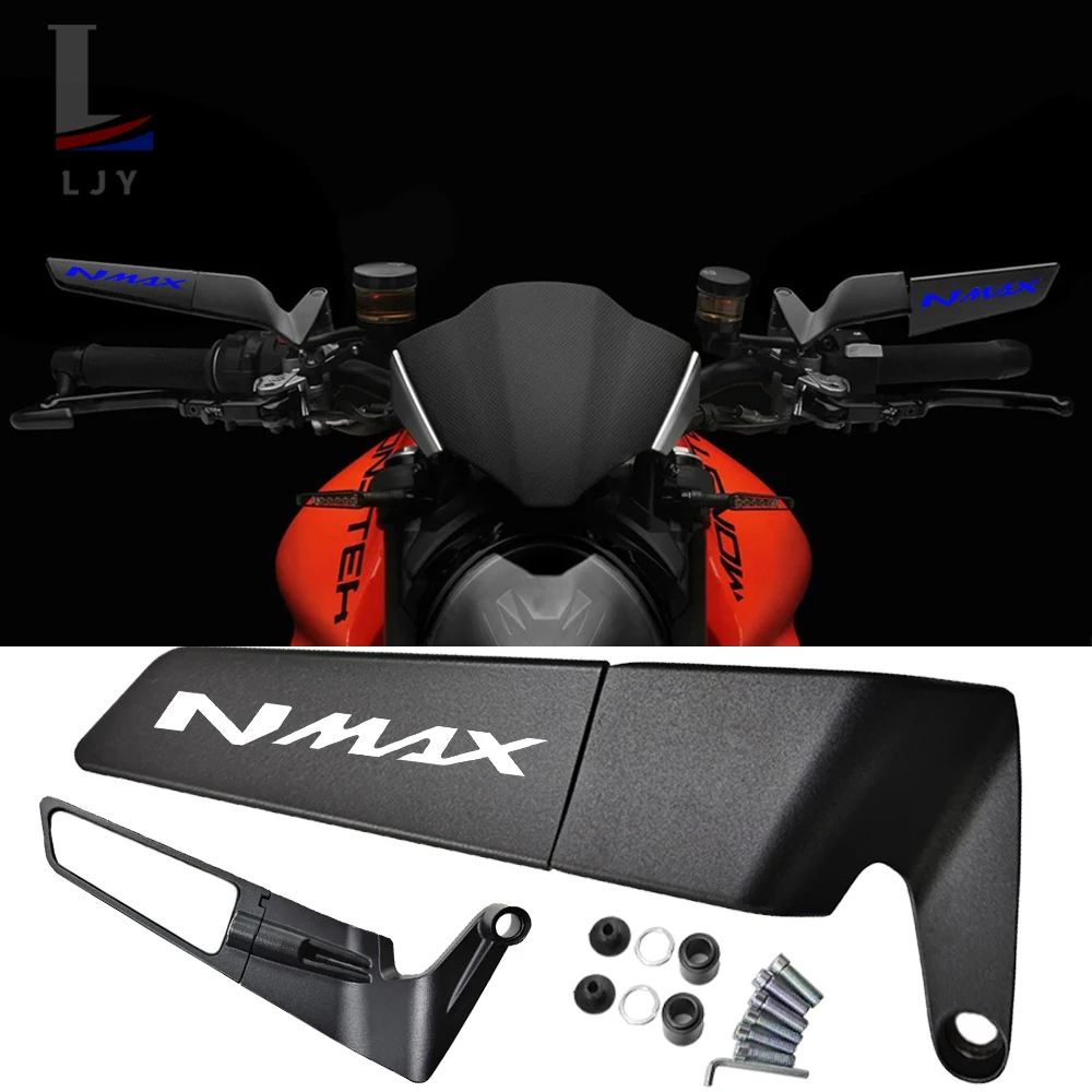 

Мотоциклетные зеркала Stealth Winglets, зеркальные колпачки для YAMAHA NMAX N MAX N-MAX 155 250 400