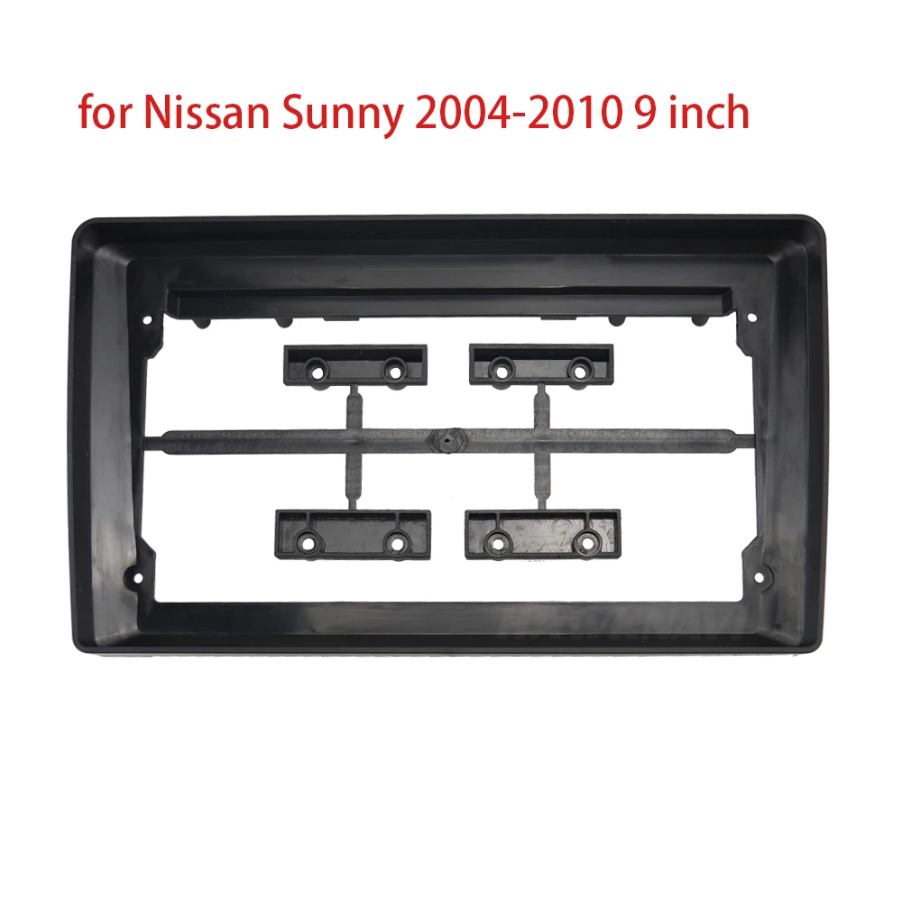 

9 Inch Car Frame Fascia Adapter Android Audio Dash Fitting Panel Kit For Nissan Sunny 2004-2010