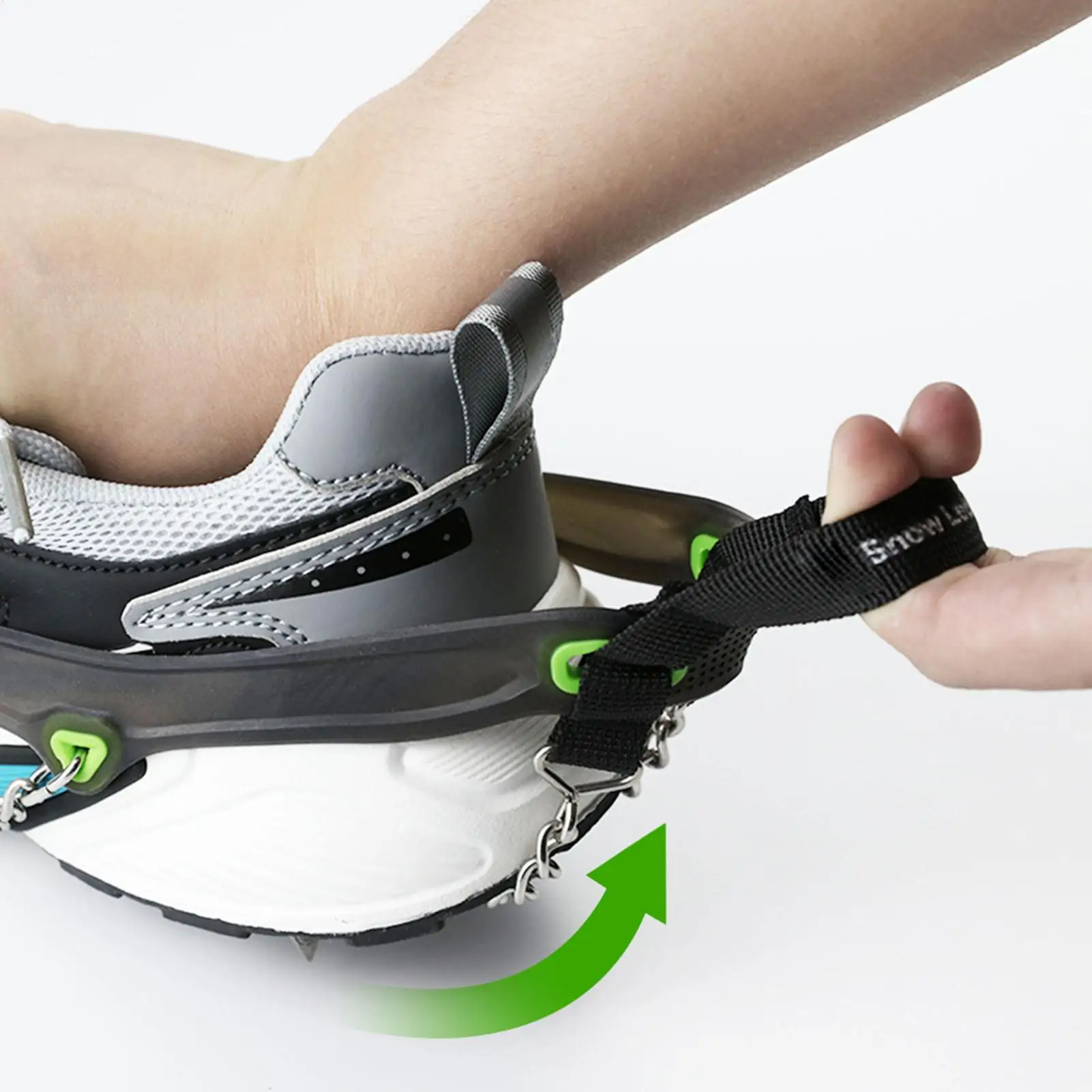 مقابض الجليد للأحذية مقاومة للحرارة مقابض الثلج المستقرة مرابط الجر لصيد الأسماك والتنزه والمشي وتسلق الجبال للنساء #1