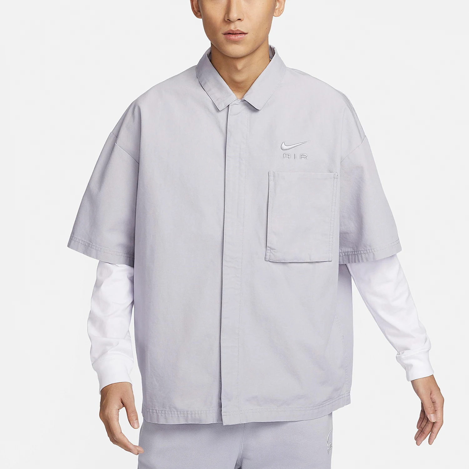 

Nike genuine 2024 New Style Men's Sports Casual Breathable Loose Shirt DX7869-012