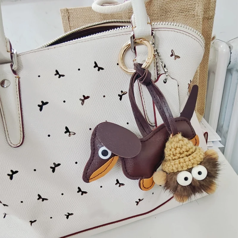 Unisex Bag Dachshund Pendant Small Coal Ball Camera Bag Pendant Decoration Pendant For Girls Cute Fashion Funny Simple Pendant