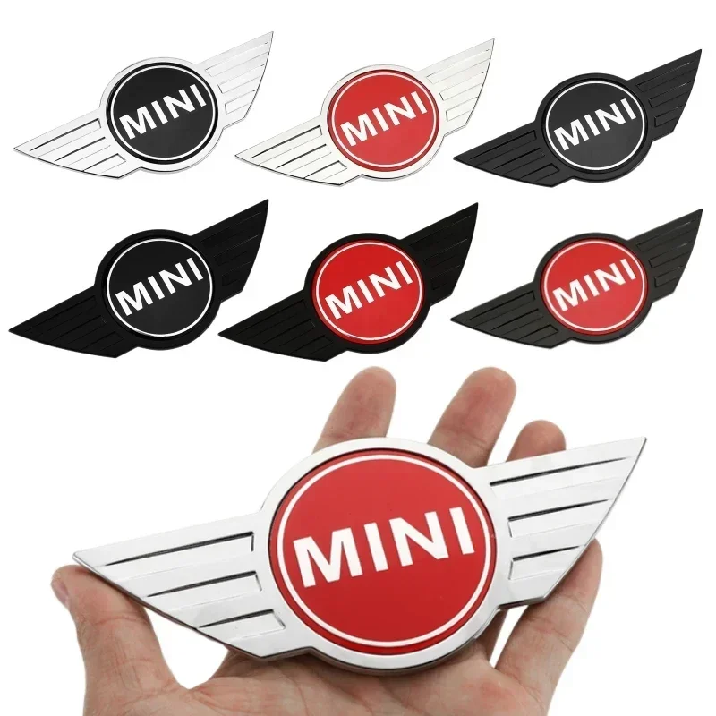 Логотип ABS для Mini Cooper R60 R61 R55 R56, передняя эмблема-наклейка, стайлинг, замена штатного значка, внешние аксессуары для автомобиля.