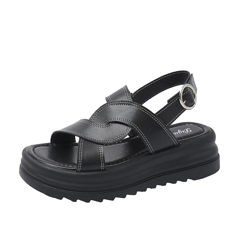 High-grade Casual All-match Sandals Super Popular Fashion Sandals Women's Summer Outer Wear Beach Thick New Style