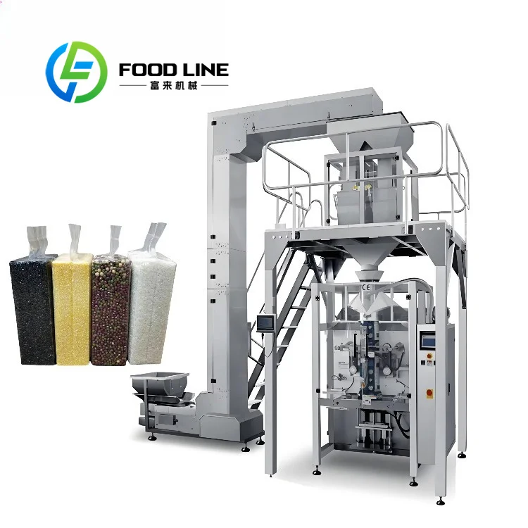 Granule Packaging Line With Quality Check Built In Inspection Function Detect Unsealed Bags And Prevent Defective Products