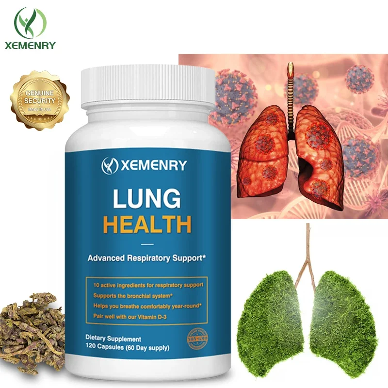 

Lung Health - Cleanses and Detoxifies The Lungs, Promoting Respiratory Health