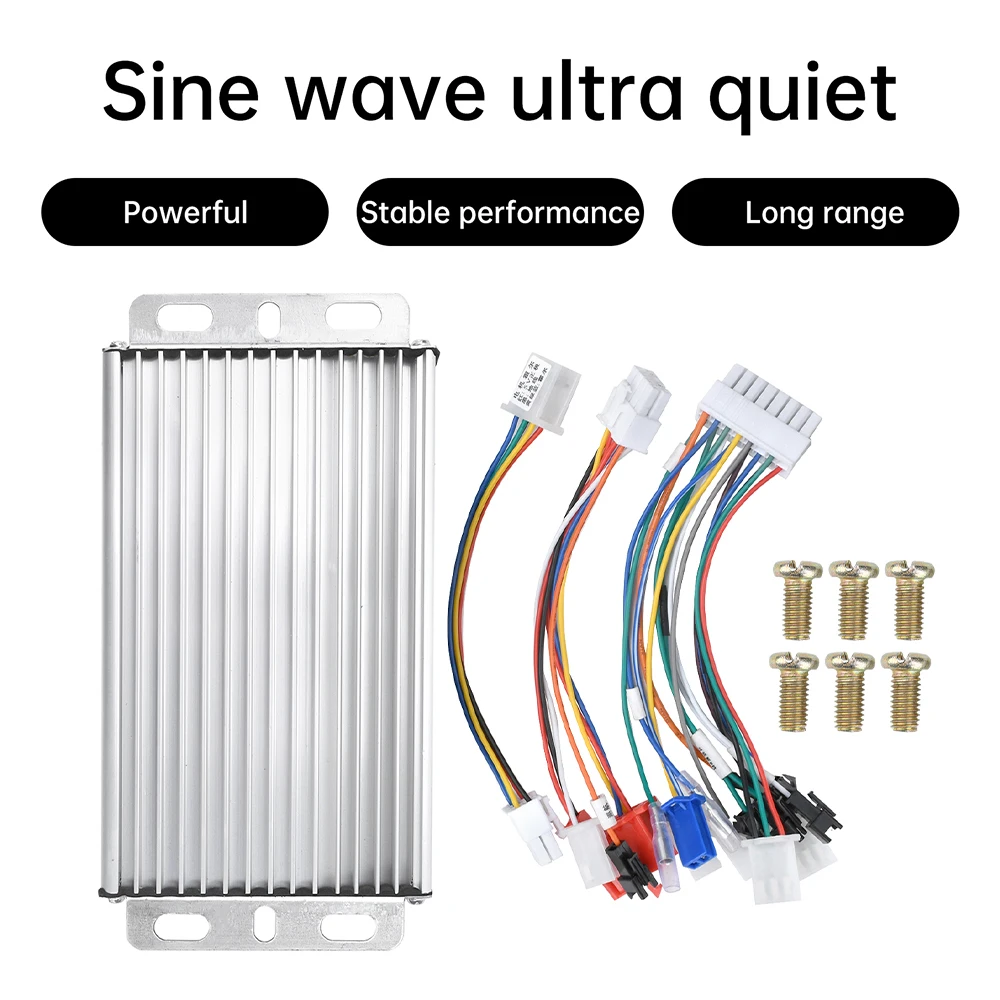 

Sine Wave Controller 48V-72V 500W-3000W Electric Bicycle Brushless DC Controller 50A high power Scooter Motor Controller
