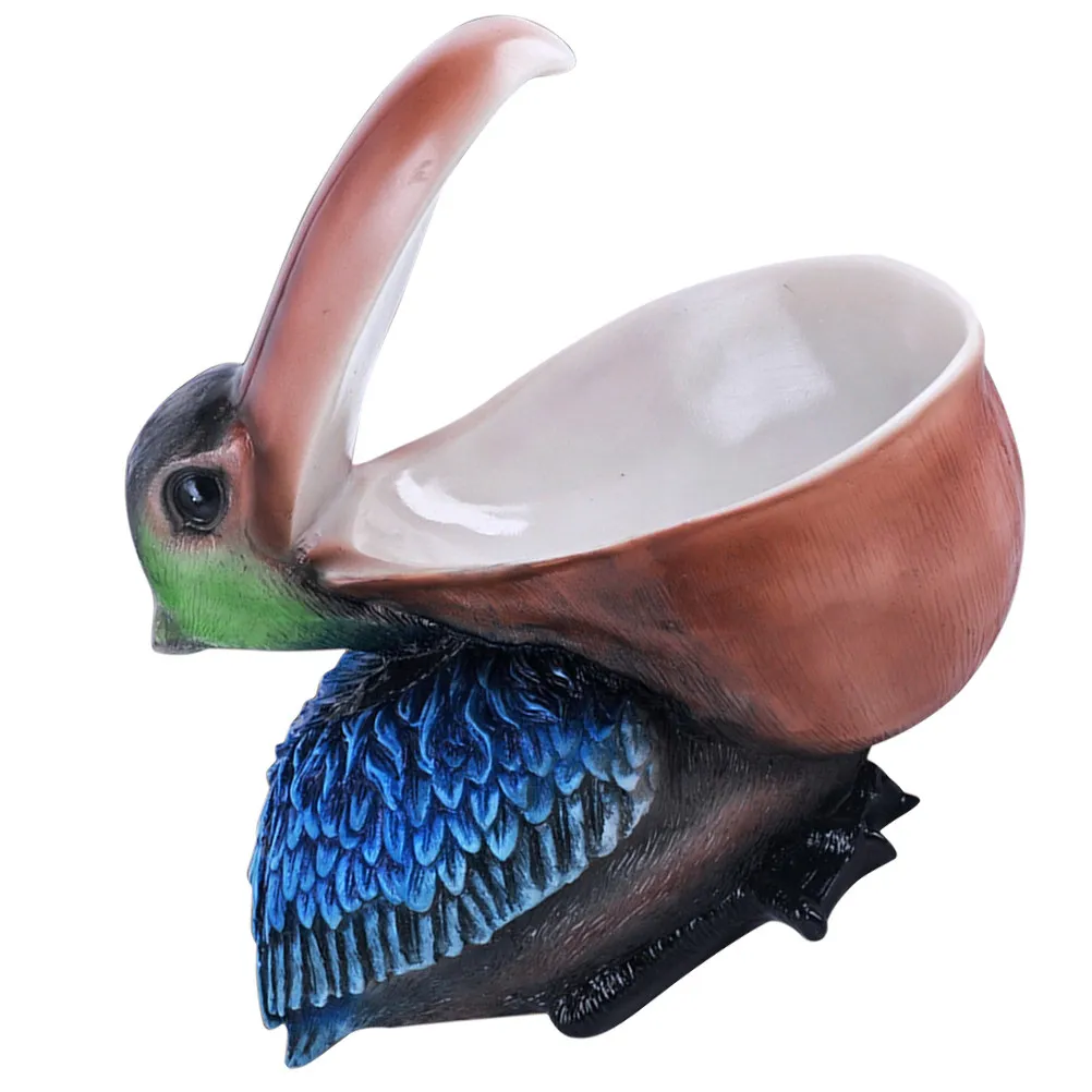 

Декоративный органайзер в форме тукана из смолы: подставка для ключей, украшение для стола, коробка для хранения ключей, украшений, конфет, подарков, декор для дома и гостиной