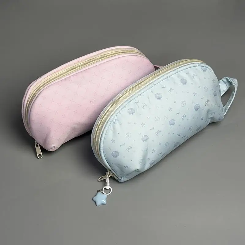 Federmäppchen mit gepunktetem Design, großes Fassungsvermögen, weiche Stifttasche, Schreibwarenbeutel, Schreibwaren-Organizer für den Schulanfang – Detail 9