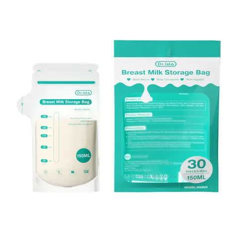 10/30Pcs 150ml 모유 저장 용기 우유 냉동고 가방 어머니 산모 베이비 푸드 저장소 BPA 무료 안전 피드 보존 가방