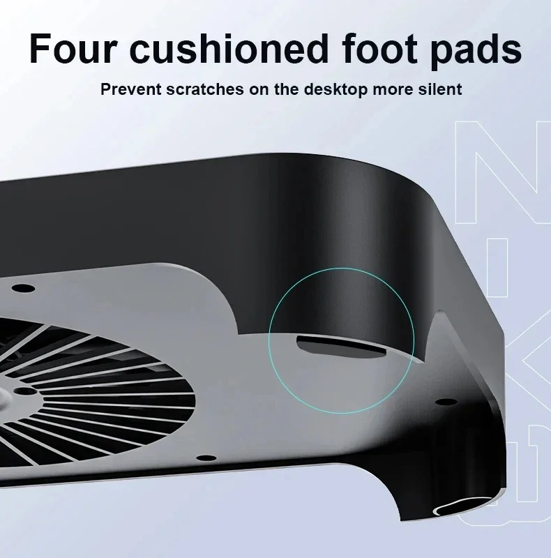 Z-X3 Router Radiator Base Optical Cat Set-top Box MINI Mac Studio Host Bracket USB Power Interface14CM Fan Desktop Portable Cool